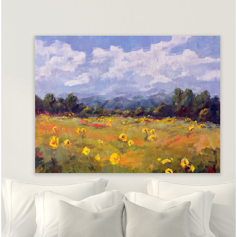Highlands By John Beard - Framed Gallery Wrapped Print Print by John Beard, 24" H x 30" W x 1.75" D, Black Framed Canvas