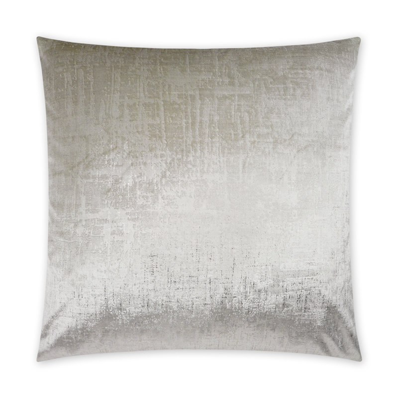 Alnwick Pillow Cover & Insert, Pearl, Square 22"