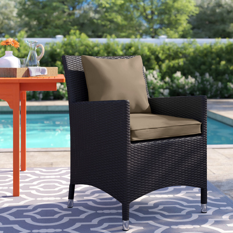 Fauteuil d'extérieur Modway Convene, Moka