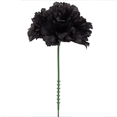 7 inch Black Silk Daisy Arrangement, Set of 100 - Artificial Daisy Flowers