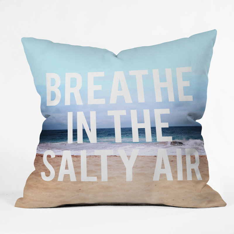 Breathe Indoor/Outdoor Throw Pillow, 20" x 20"
