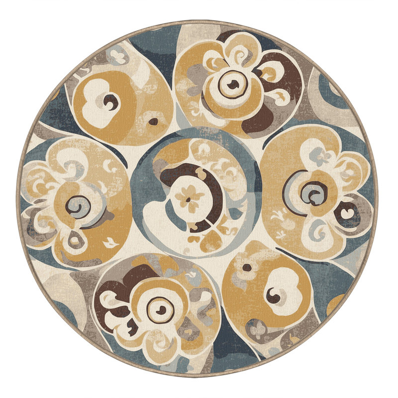 Jazzy Vibe Rug, Round 3'