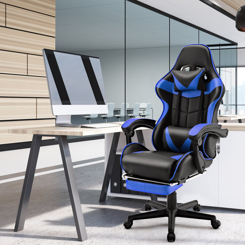 Fauteuil de jeu ergonomique pour adultes Soontrans, Bleu