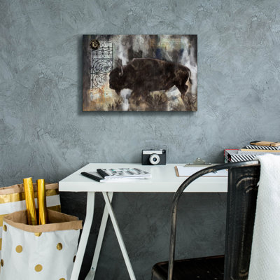 Art mural sur toile Union Buffic «Buffalo» par Marta Wiley