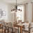 Baltic 5-Light Matte Black Chandelier