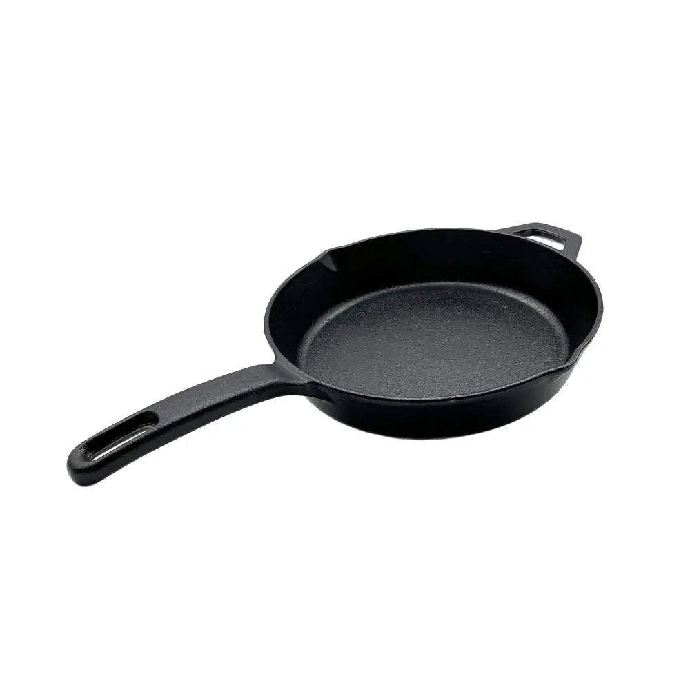 Nexgrill 10" Pre-Seasoned Cast Iron Skillet, Heavy-Duty Round Frying Pan for Grilling, Searing, and Outdoor Cooking, Grill Pan Excellent Heat Retention, BBQ & Camping Cookware – 630-0009 Nexgrill