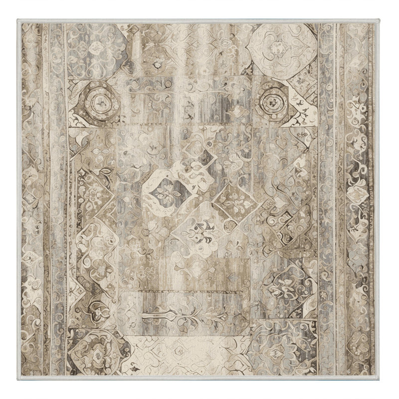 Legacy Bloom Rug, Square 3'