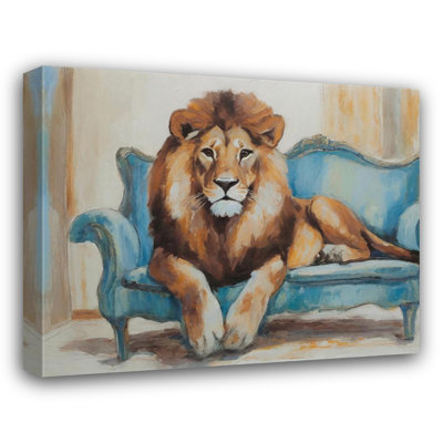 «Lion Couch» sur toile