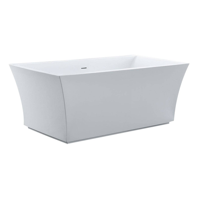 60'' x 31.5'' Freestanding Soaking Acrylic Bathtub