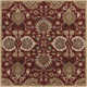 Arden Handmade Wool Burgundy Rug