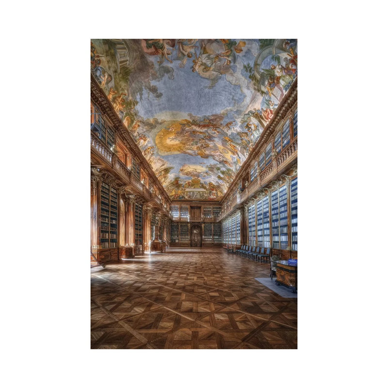Philosophical Hall Strahov Monastery by Patrick Aurednik - Wrapped Canvas Gallery-Wrapped Canvas Giclée