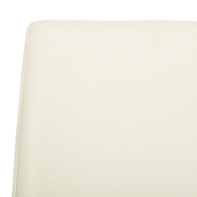 Chaise d'appoint rembourrée Boilleau, Lin - Beige