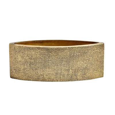Hemp Etched Planter-Brass