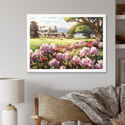 Rhododendron «Blooms at Farm IV» sur toile