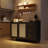 47.24" W Bar Cabinet with Woven Rattan Doors-798627064