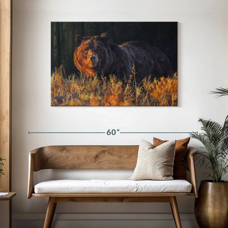 Brampt Shadowy Encounter, 30" H x 45" W