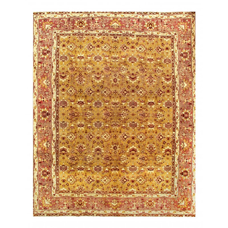 Dampier One-of-a-Kind 10'7" X 13' 1900s Wool Area Rug in Brown