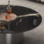 Light luxury round rock slab coffee table-106678699