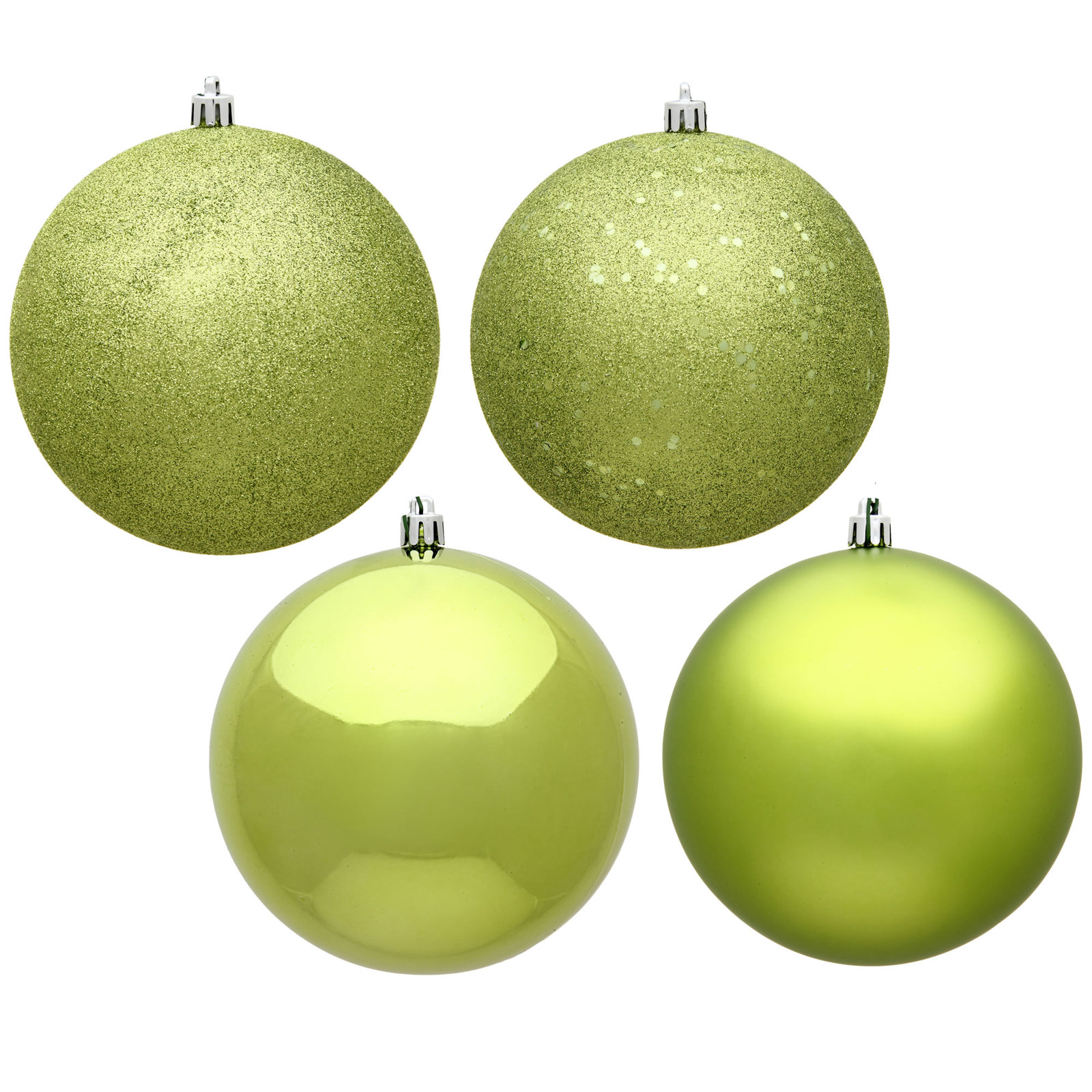 Shatterproof Bauble, Gunmetal, 20, 2.75" H x 2.75" W x 2.75" D