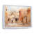 White Floater Framed