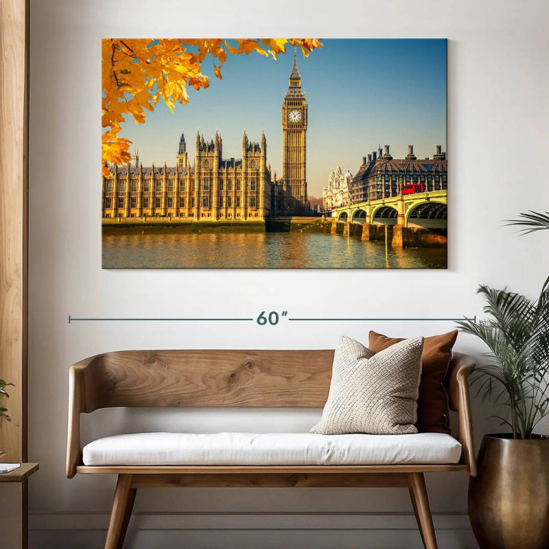 Ravi ensoleillé à Westminster, H 34 po x l 51 po