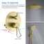 Robinet de douche circulaire avec valve brute-74557746