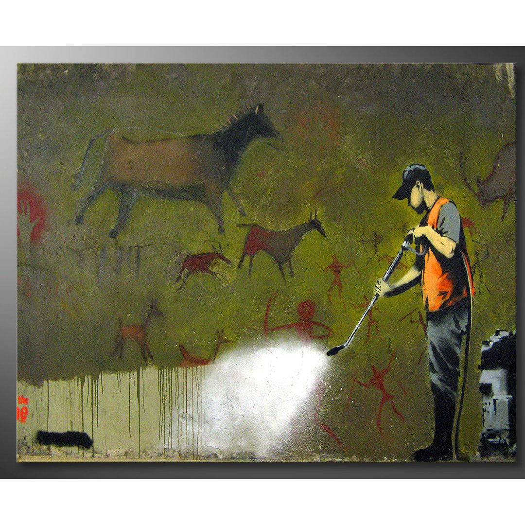 Clean Yourself Framed Print on Canvas