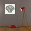Toile épique Graffiti «Aquarelle Shells 4» par Chariklia Zarris, 26 po x 26 po-577103519