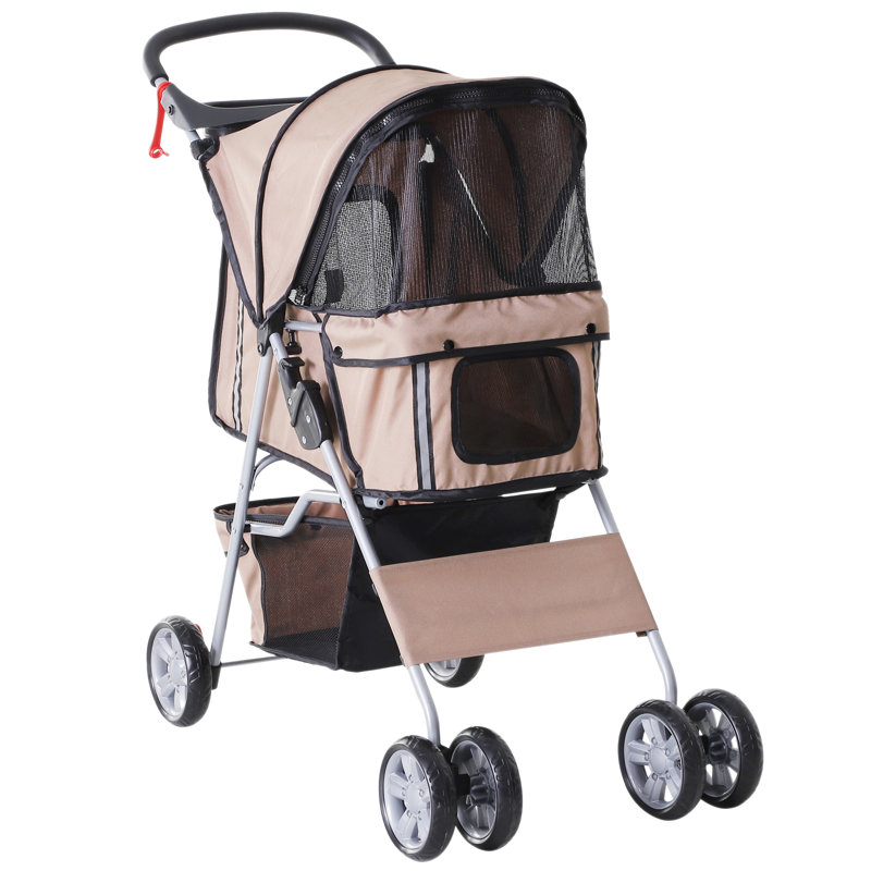 Poussette standard pliante, Beige
