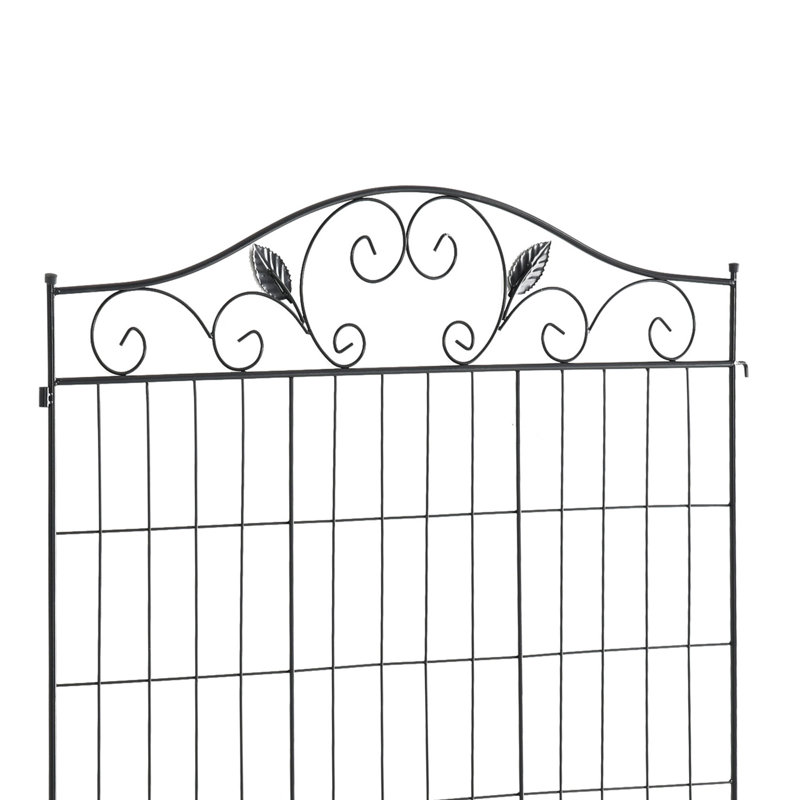 Ruhland 112cm H x 365cm W Metal Fencing with 4 Panel(s) Included