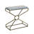 Table d'appoint 24 po Frederickson avec incrustation d'os et laiton