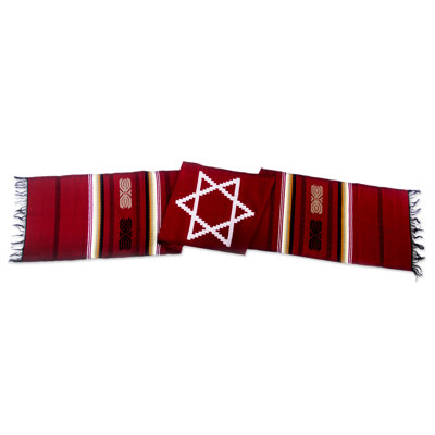 Keerie Star of David Cotton Table Runner