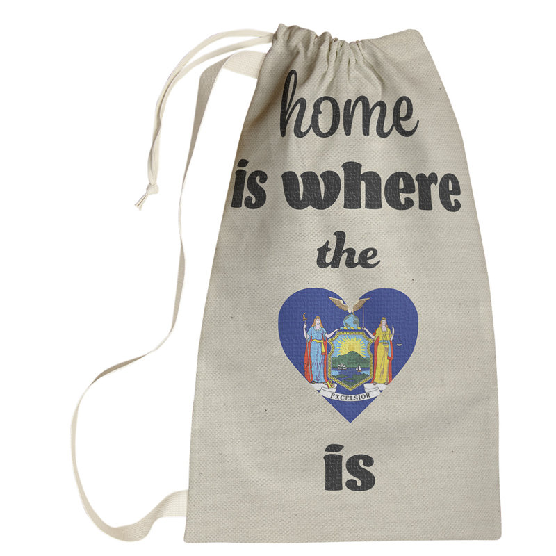 Sac à lessive Heart, Petit (H 64 po x l 20 po x 1,5 po), New York