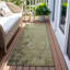 Tapis olive intérieur / extérieur lavable à la machine Xhevrie-40000856