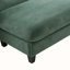 Canapé modulaire en L de 83 po avec canapé L 83 po avec amplement d'espace de rangement, repose-pieds mobile et six coussins décoratifs pour le salon-1114205411