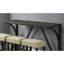 Table de salle à manger brune 4 pièces ensemble de table de salle à manger unique avec 3 tabourets USB capitonnés Beige-1986539154