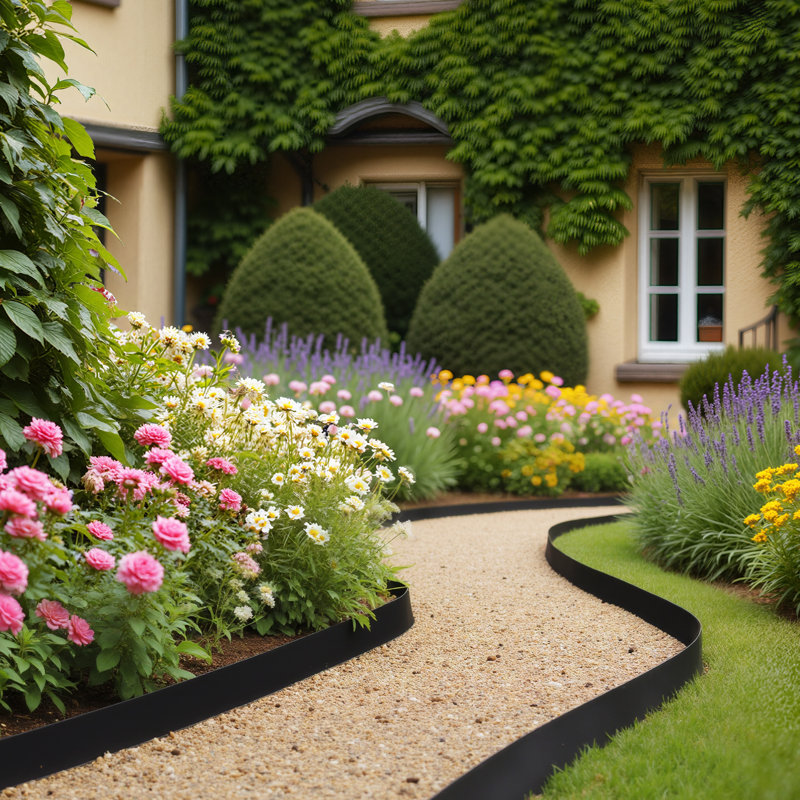 Polyethylene Plastic Lawn Edging, 10.1cm x 1005.8cm
