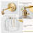 Hardwired Wall Sconce Light, Vintage Wall Sconce with Switch, Gold Wall Light Fixture with Tulip Transparent Glass Lampshade, Indoor Wall Light for Bedroom Bathroom, Bedside Wall Lamp-801926442