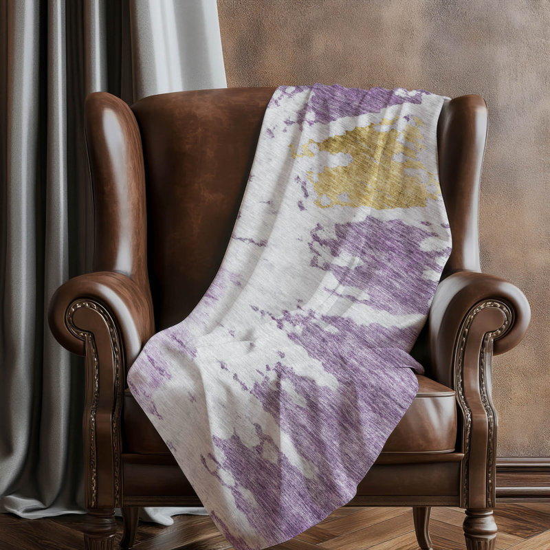 Jeté spirale Addison Sherpa ASB614, Mauve