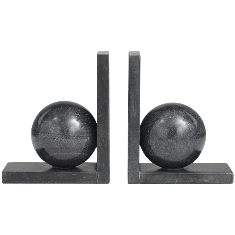 Serre-livres Orb, Noir