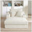 Méridienne avec coussin de compression moderne et confortable 47,24 pouces-129220456