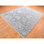Tapis oriental gris anthracite 7 po 10 po x 10 po 2 po avec de la laine texturée noué à la main Oushak Influence 137607A2AF764F16985837D52D815D40