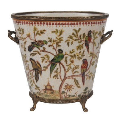 Pot de fleurs en porcelaine Caspar