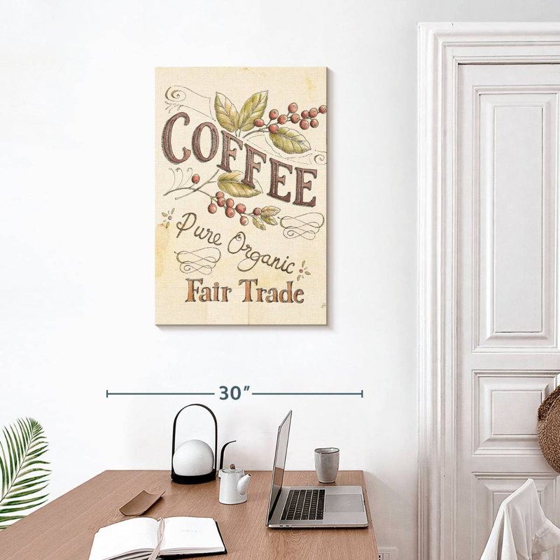Tergel Authentic Coffee I, 30" H x 20" W