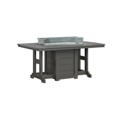 Berlin Gardens Garden Classic 72″ Fire Pit Dining Table