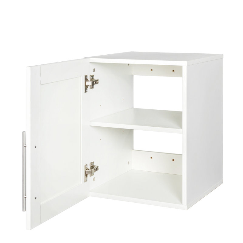 Armoire de rangement murale empilable Chelese: P 15,75 po x l 15,75 po x H 19,69 po