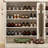 Beige Aluminum Shoe Storage