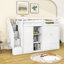 Lit mezzanine 2 tiroirs avec tablettes Graviel par Harriet Bee-787549475
