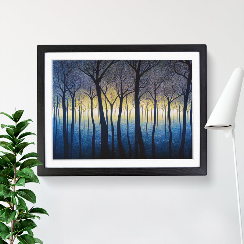 Fearless Forest - Single Picture Frame Print, Black Framed, 46cm H x 64cm W x 2cm D