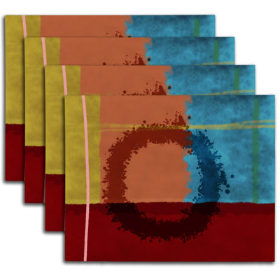 Chernice Polyester Abstract Placemat